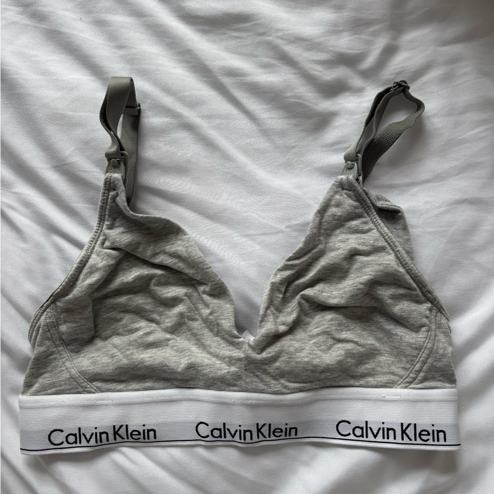 Calvin Klein Light Gray Bralette